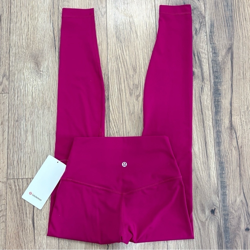 NWT Lululemon Align High Rise Pant Leggings 28" Size 4 In Wild Berry